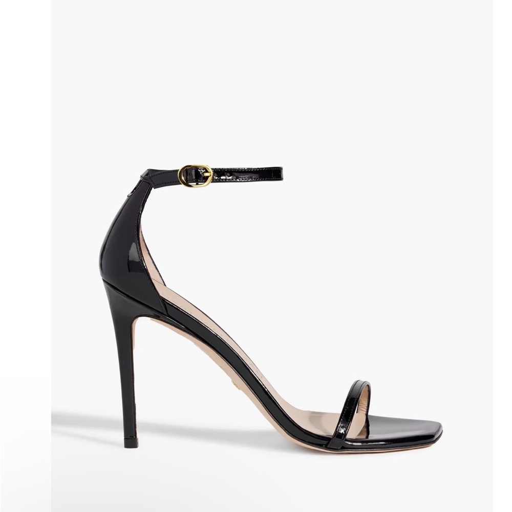 STUART WEITZMAN Patent-leather sandals. New no box - Picture 4 of 10